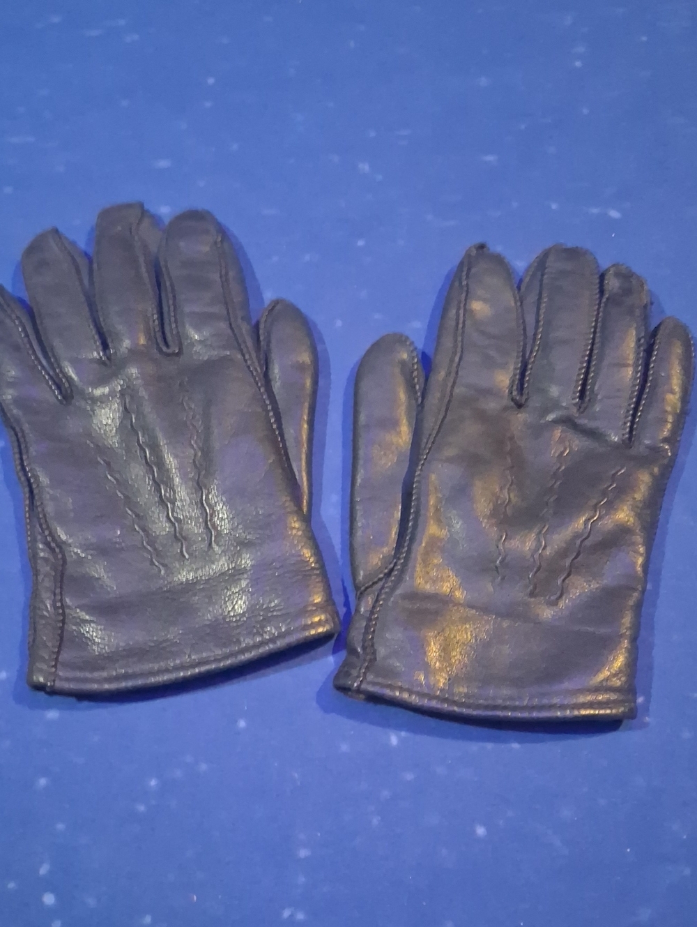 Sears Vintage  Black Men's Leather Gloves
